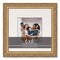 Antique Gold Frame with White Photo Mat, UV Acrylic Front, Foam Board Backing, 60 Sizes Available